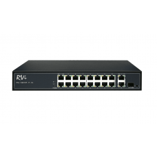RVi-1NS16F-1T-1C. Коммутатор с питанием по PoE. RVi