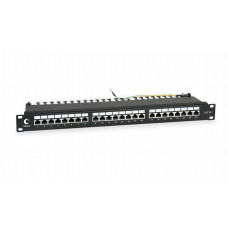 PL-24-Cat.5e-SH-Dual (7002c). Патч-панель 19. CABEUS