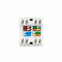 Модуль Keystone кат.5e, UTP, 1xRJ45, T568A/B, 180, белый (DR-510010). Модуль Keystone. Datarex