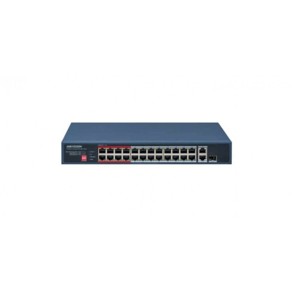 DS-3E0326P-E/M(C). Коммутатор с питанием POE. Hikvision