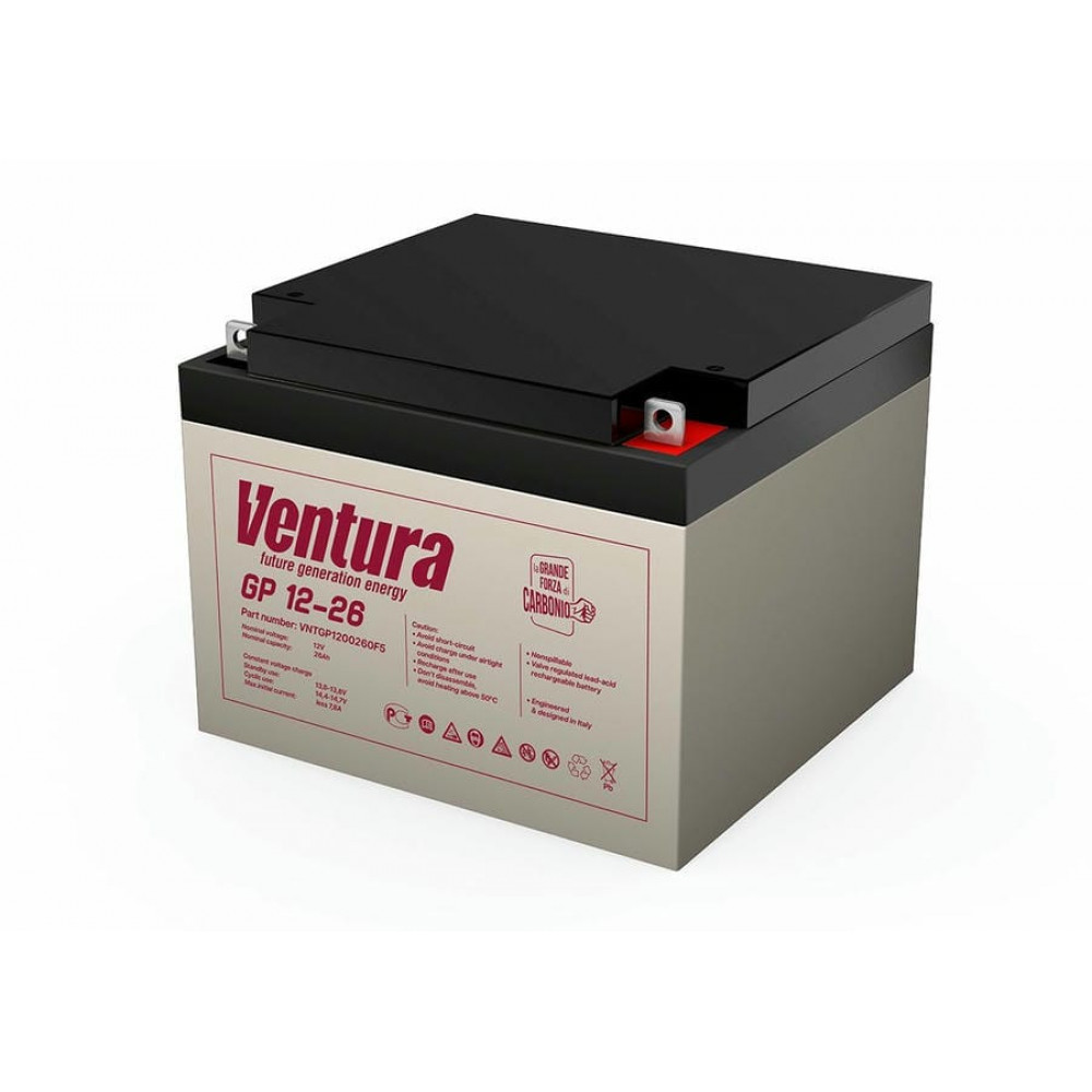 Ventura GP 12-26. Аккумулятор герметичный свинцово-кислотный. Ventura