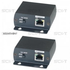 IP01P. Удлинитель Ethernet с PoE. SC&T