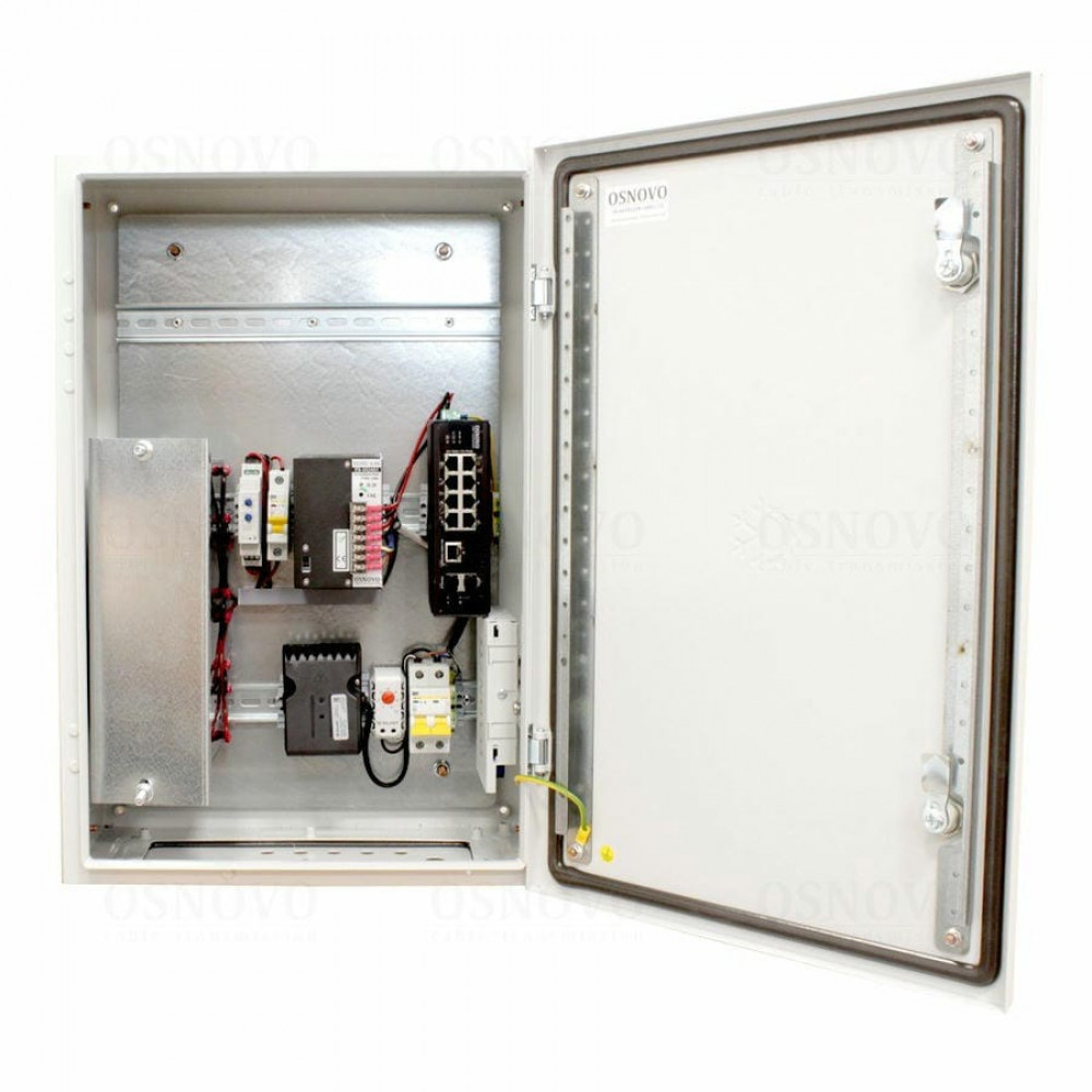 OS-46TB1(SW-60812/I). Уличная станция с термостабилизацией и резервным питанием. OSNOVO