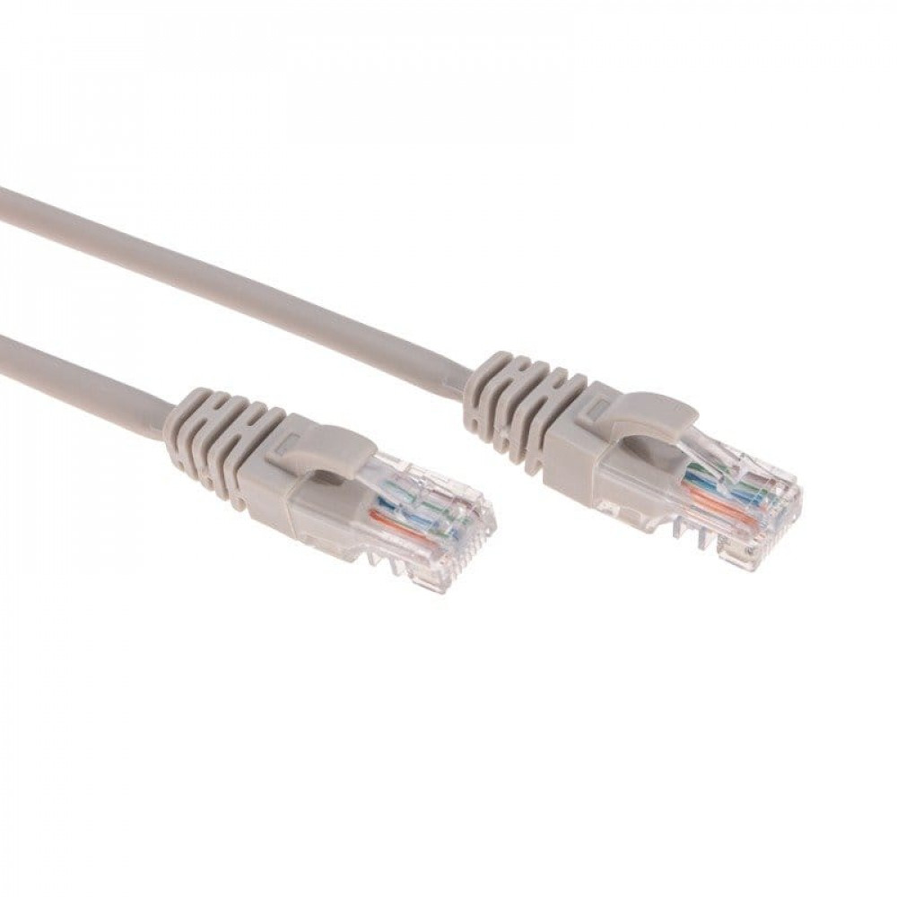 Патч-корд U/UTP, CAT 5e, RJ45-RJ45, 26AWG, LSZH, серый, 1м  REXANT (02-0100-1). Патч-корд UTP. Rexant