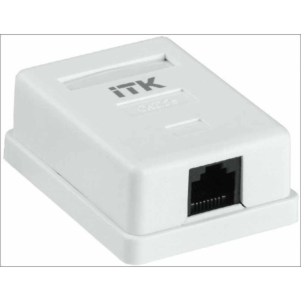 CS2-1C06F-12. Настенная розетка RJ45. ITK