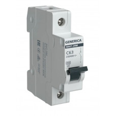 GENERICA ВА47-29М 1P C 63А 4,5кА (MVA21-1-063-C-G). Автоматический выключатель. IEK