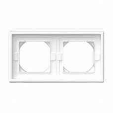 ArtGallery Aqua рамка 2-местная, IP44, белый (GAL440102). Рамка. Systeme Electric
