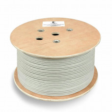 UTP-4P-Cat.6a-SOLID-PVC-GY-100 (11373c-5). Кабель «витая пара» (LAN) для структурированных систем связи. CABEUS