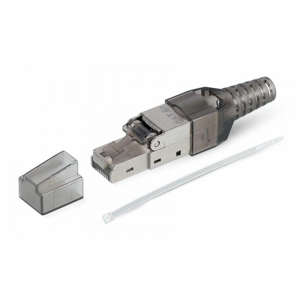 8P8C-SH-C6+-TWP (8956c). Разъем RJ-45. CABEUS