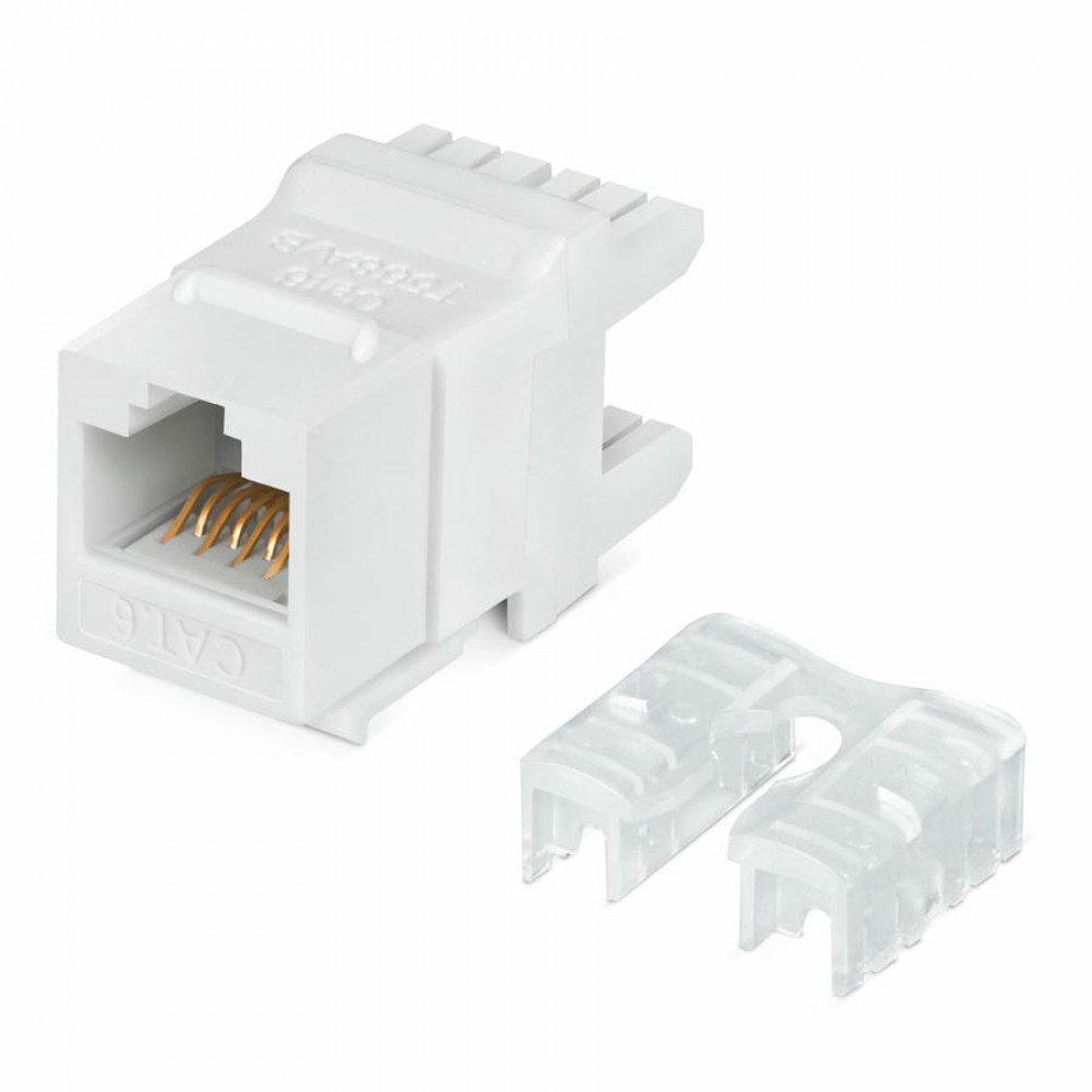 KJ-RJ45-Cat.6-180 (7961c). Вставка Keystone Jack RJ-45. CABEUS