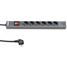 SHE19-6SH-S-2.5EU. Блок розеток 19. Hyperline