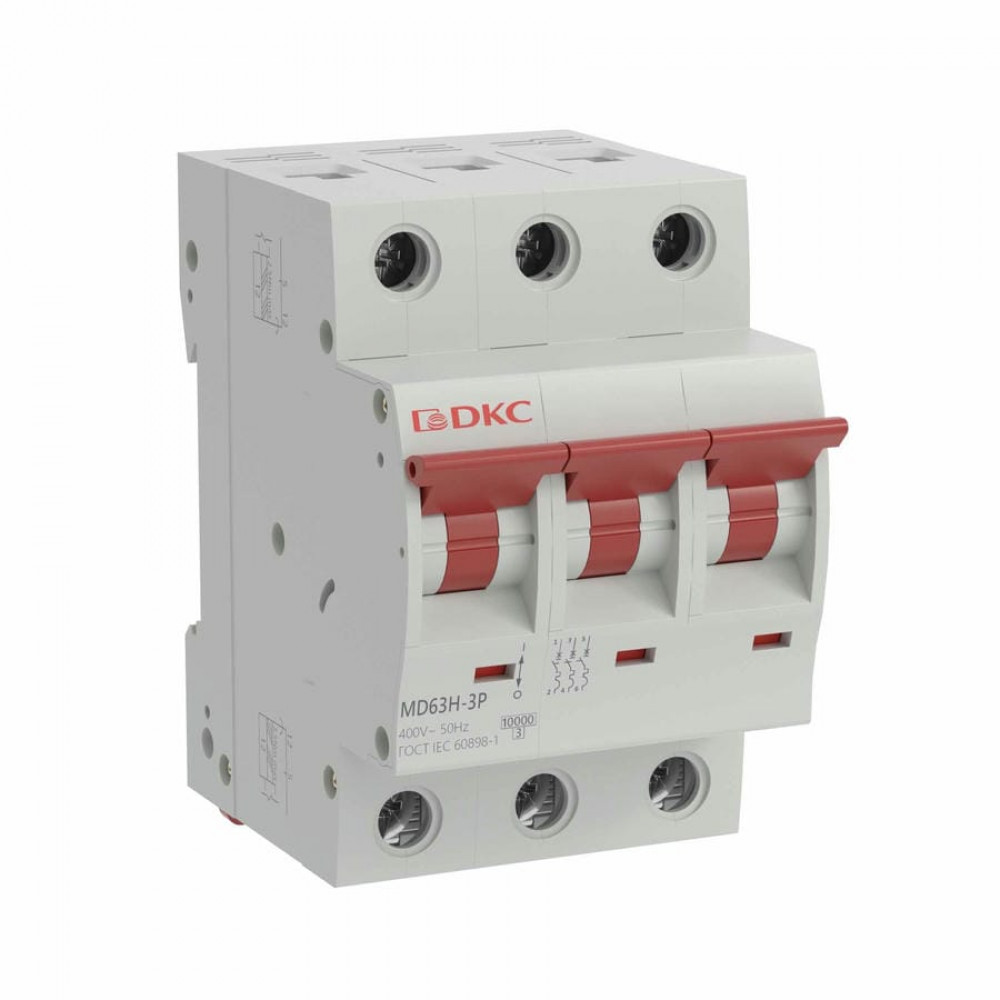 YON max MD63H 3P 16А 10кА C (MD63H-3PC16). Автоматический выключатель. ДКС