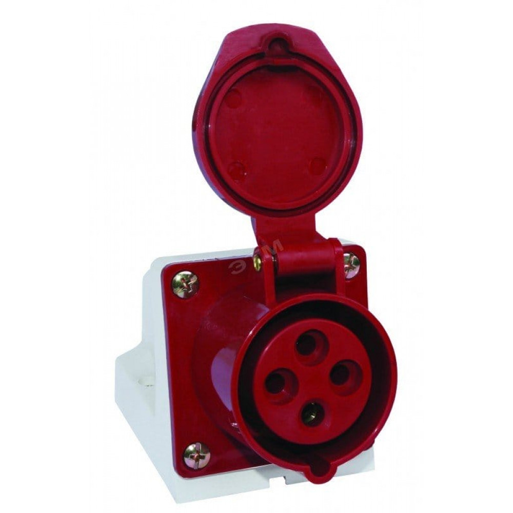 Розетка 114 стационарная 3Р+РЕ 16А 380В IP44 (SQ0602-0002). Розетка. TDM ЕLECTRIC