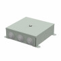 Коробка металлическая серая 200х200х65 (70-0390-7035). Коробка металлическая. Промрукав