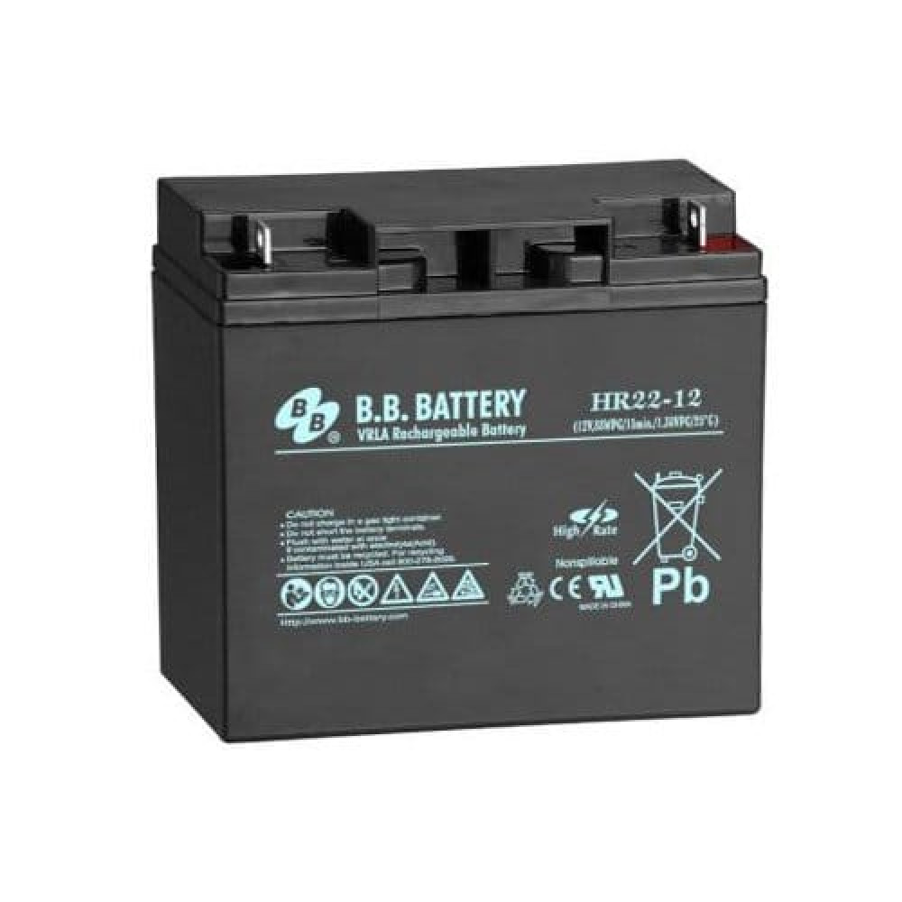 B.B. Battery HR 22-12. Аккумулятор герметичный свинцово-кислотный. B.B. Battery