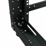 NTSS-2POR24U/600-1000-BL 24U 550ммх1000мм 600кг черный. Стойка двухрамная 24U. NTSS