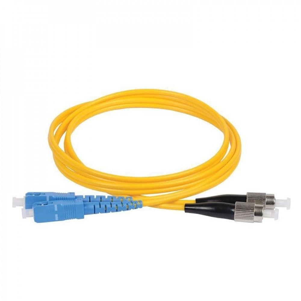 Патч-корд оптический (SM), 9/125 (OS2), SC/UPC-FC/UPC, (Duplex), 3мм, LSZH, 10м (50-2857-2). Патч-корд оптический. Rexant
