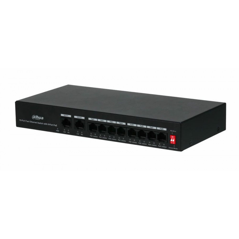 DH-PFS3010-8ET-65. Сетевой PoE коммутатор. Dahua