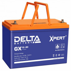 Delta GX 12-90. Аккумулятор герметичный свинцово-кислотный. Delta