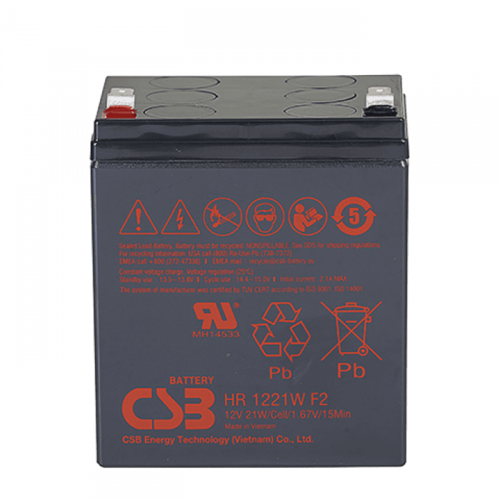 CSB HR 1221W. Аккумулятор герметичный свинцово-кислотный. CSB
