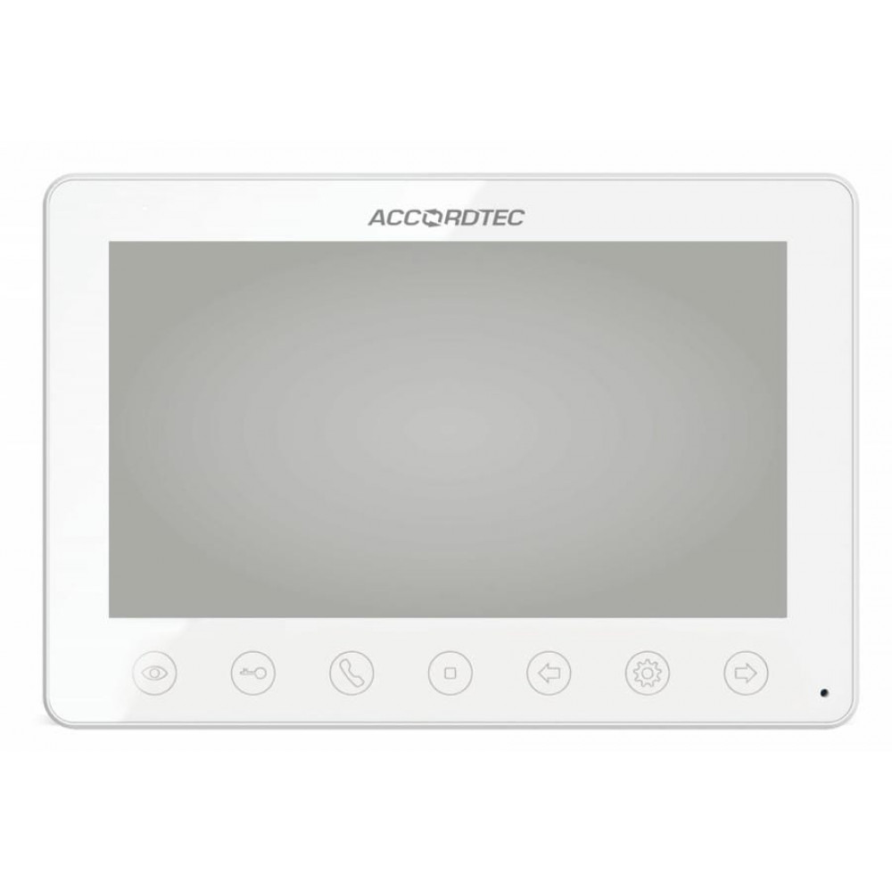 AT-VD751C/M WH. Монитор домофона цветной с функцией «свободные руки». AccordTec