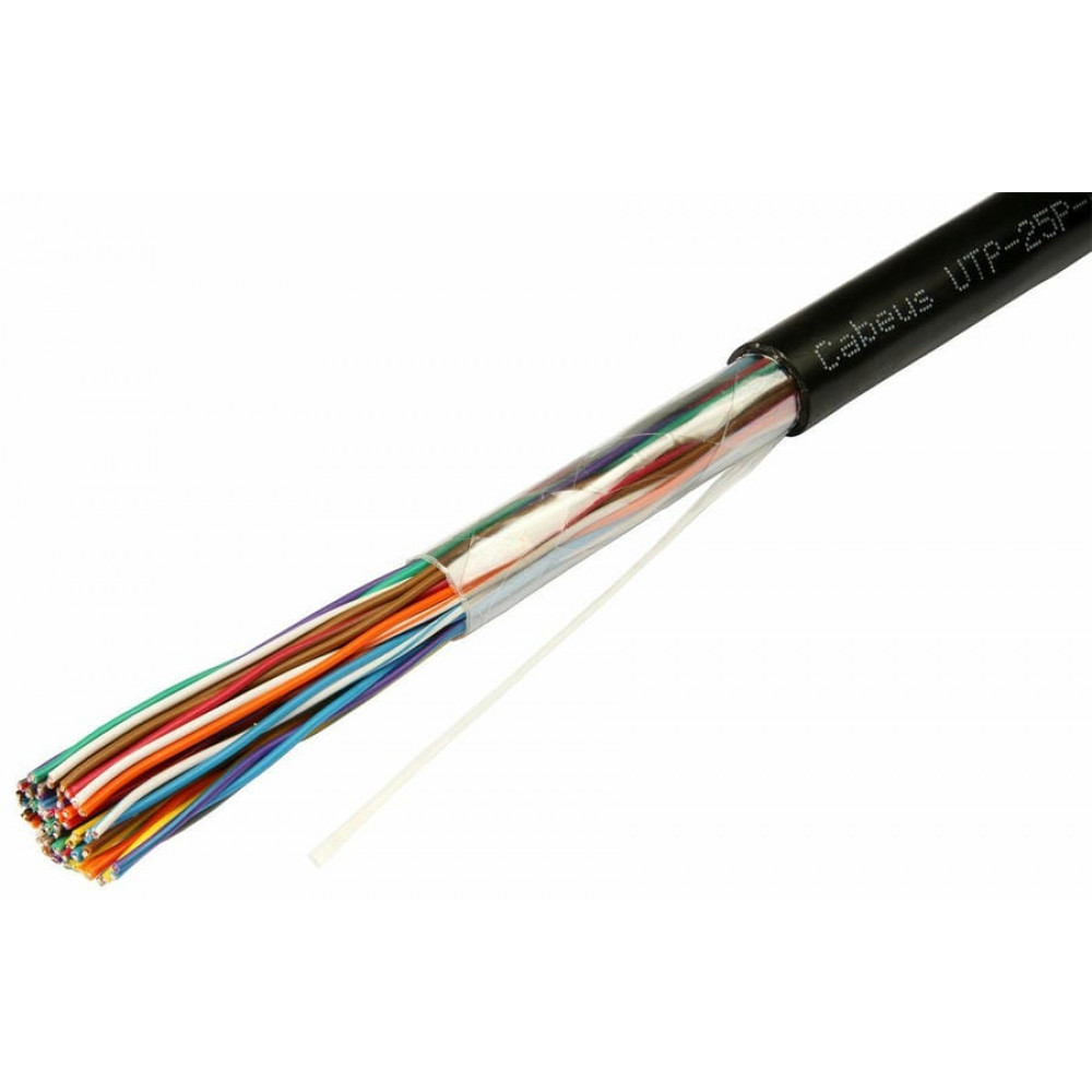 UTP-25P-Cat.3-OUT (7280c). Кабель «витая пара» (LAN) для структурированных систем связи. CABEUS