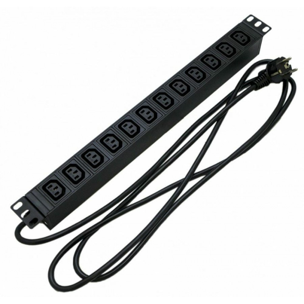 SHE19-12IEC-2.5IEC. Блок розеток 19. Hyperline