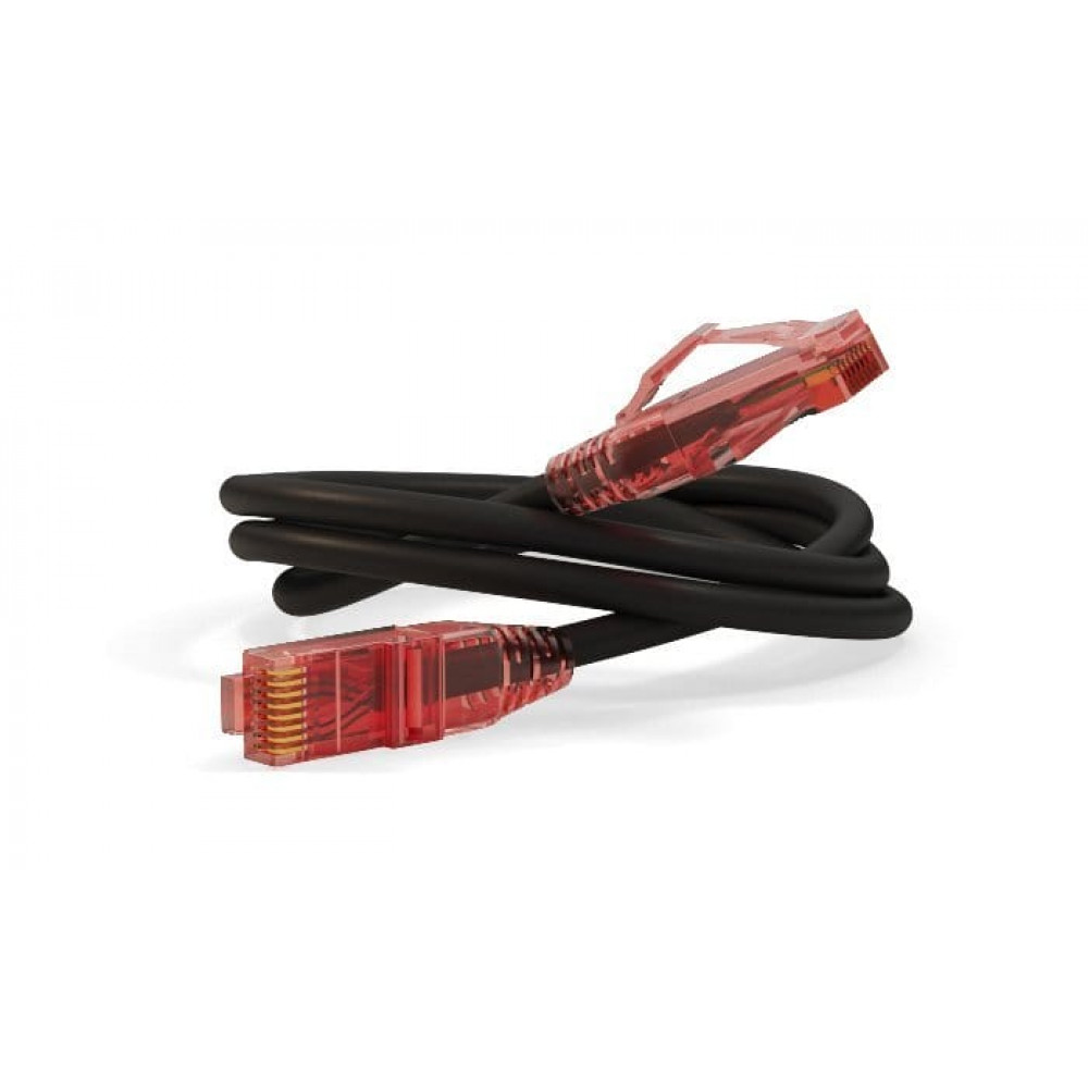 PC-LPM-UTP-RJ45-RJ45-C6-3M-LSZH-BK. Патч-корд медный. Hyperline