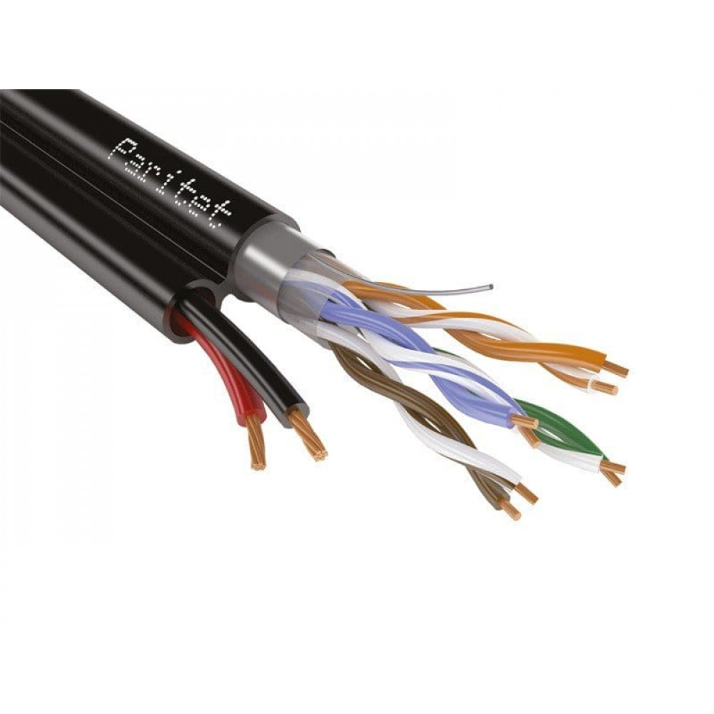 ParLan combi F/UTP2 Cat5e + 2х1,5 PE. Кабель «витая пара» (LAN) для структурированных систем связи. Паритет