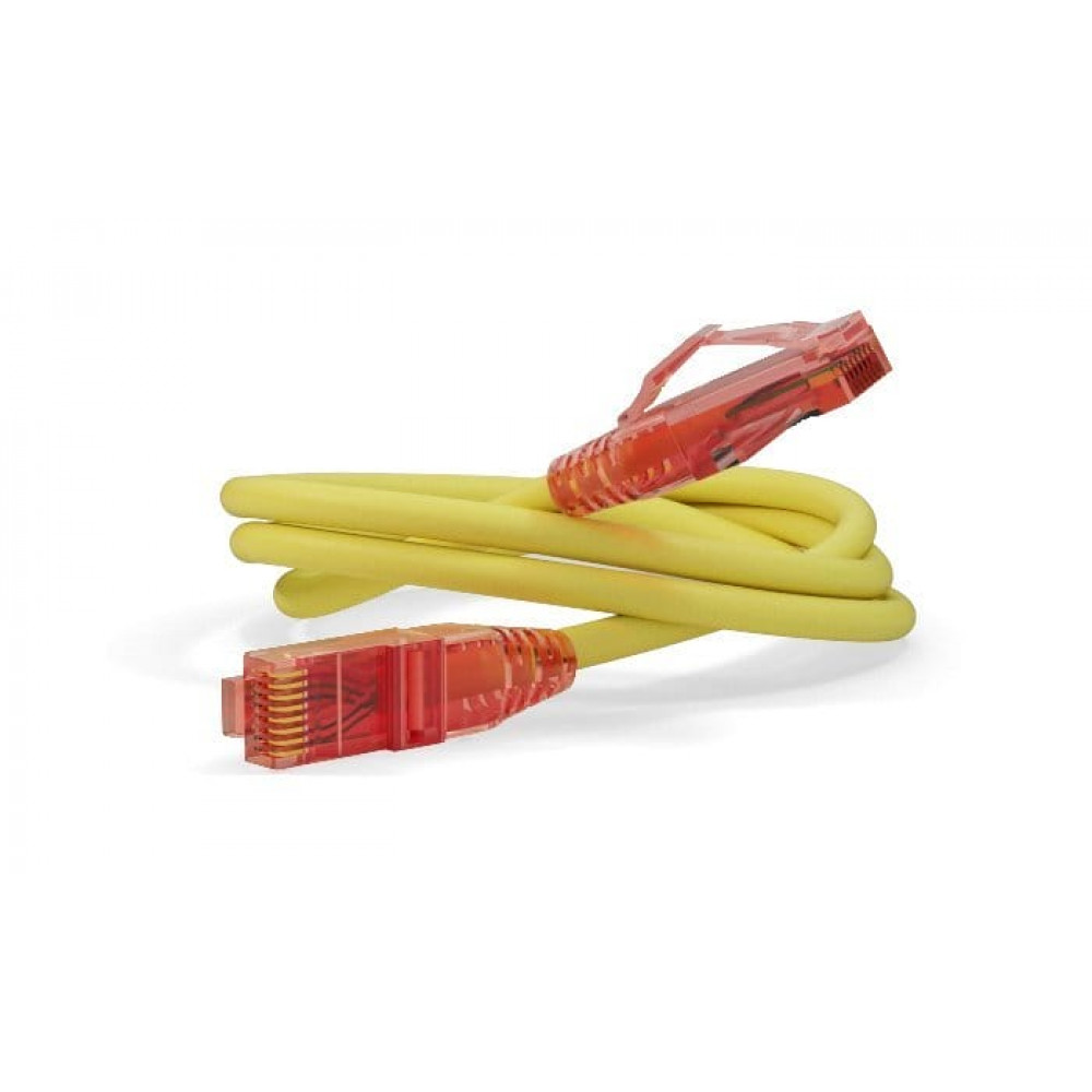 PC-LPM-UTP-RJ45-RJ45-C5e-3M-LSZH-YL. Патч-корд медный. Hyperline