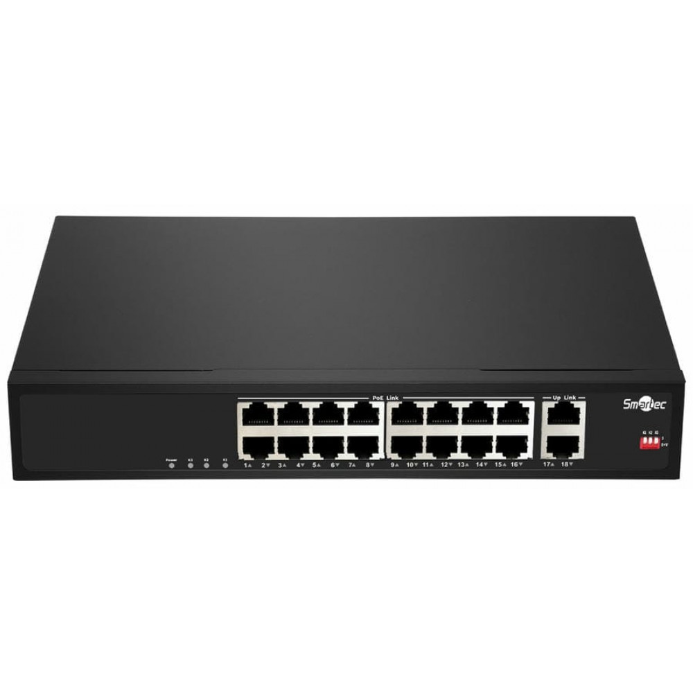 ST-NS316MB-GD. Коммутатор с питанием по PoE. Smartec