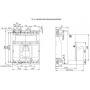 YON pro MNX1600L 3P 1000A 70kA при AC415V расц. ETS (MNX1600L3PETS1000). Автоматический выключатель в литом корпусе. ДКС