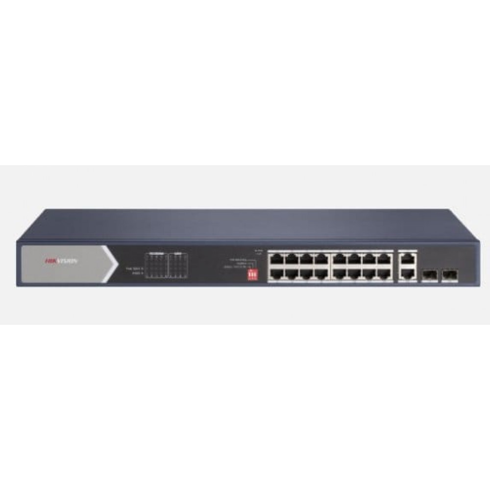 DS-3E0520HP-E. Коммутатор с питанием POE. Hikvision