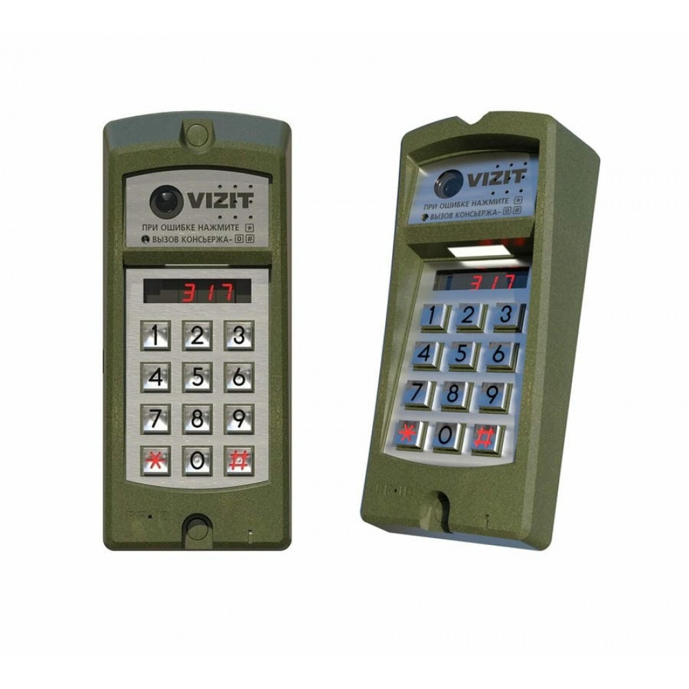 БВД-317FCBW. Блок вызова домофона. VIZIT