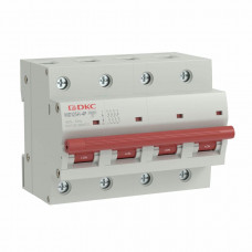 YON max MD125H 4P 100А 10кА C (MD125H-4PC100). Автоматический выключатель. ДКС
