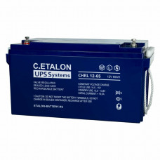 C.ETALON CHRL 12-65. Аккумулятор герметичный свинцово-кислотный. ETALON C.ETALON CHRL 12-65. Аккумулятор герметичный свинцово-кислотный. ETALON