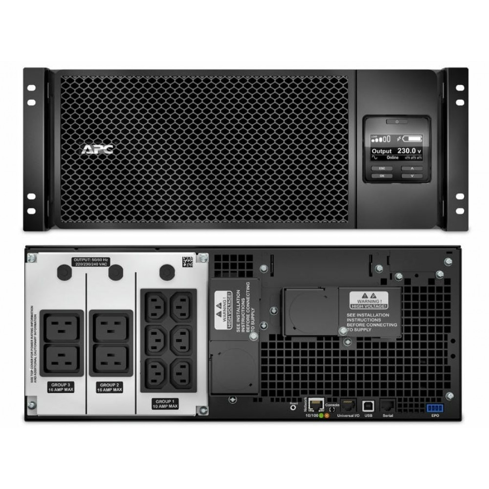 SRT6KRMXLI APC Smart-UPS SRT 6000 ВА RM. Источник бесперебойного питания. APC