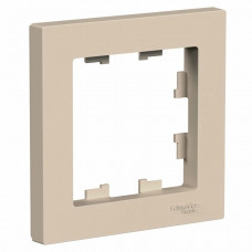 AtlasDesign рамка 1-местная, песочный (ATN001201). Рамка. Systeme Electric