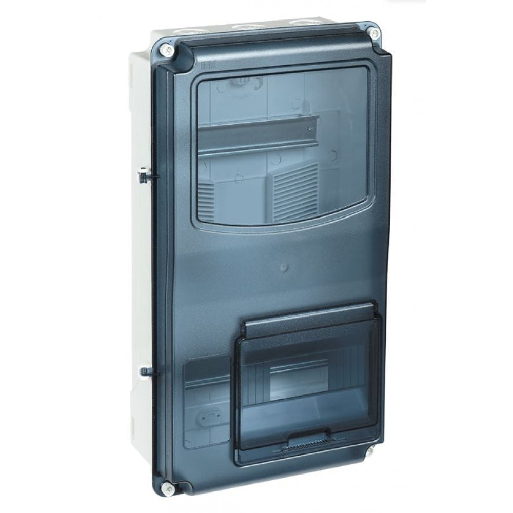 Корпус пластиковый навесной KREPTA ЩУРн-П 3/12 IP66 PC (MSP3-N-12-66-L). Корпус пластиковый. IEK