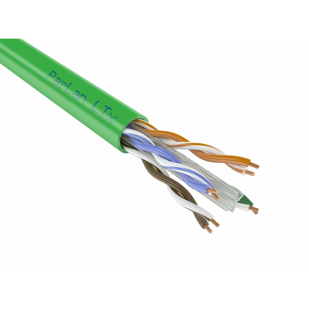 ParLan U/UTP Cat6 PVCLS нг(А)-LSLTx 4х2х0,57. Кабель «витая пара» (Cat6)(LAN) для структурированных систем связи. Паритет