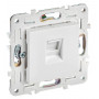 SKANDY Розетка компьютерная RJ45 кат.5E SK-K01W скрытой установки арктический белый (SK-K10-1-K01). Розетка компьютерная. IEK