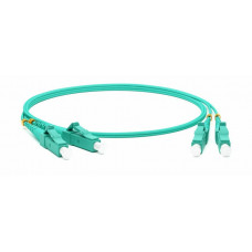 FC-D2-503-LC/PR-LC/PR-H-10M-LSZH-AQ. Патч-корд волоконно-оптический многомодовый. Hyperline