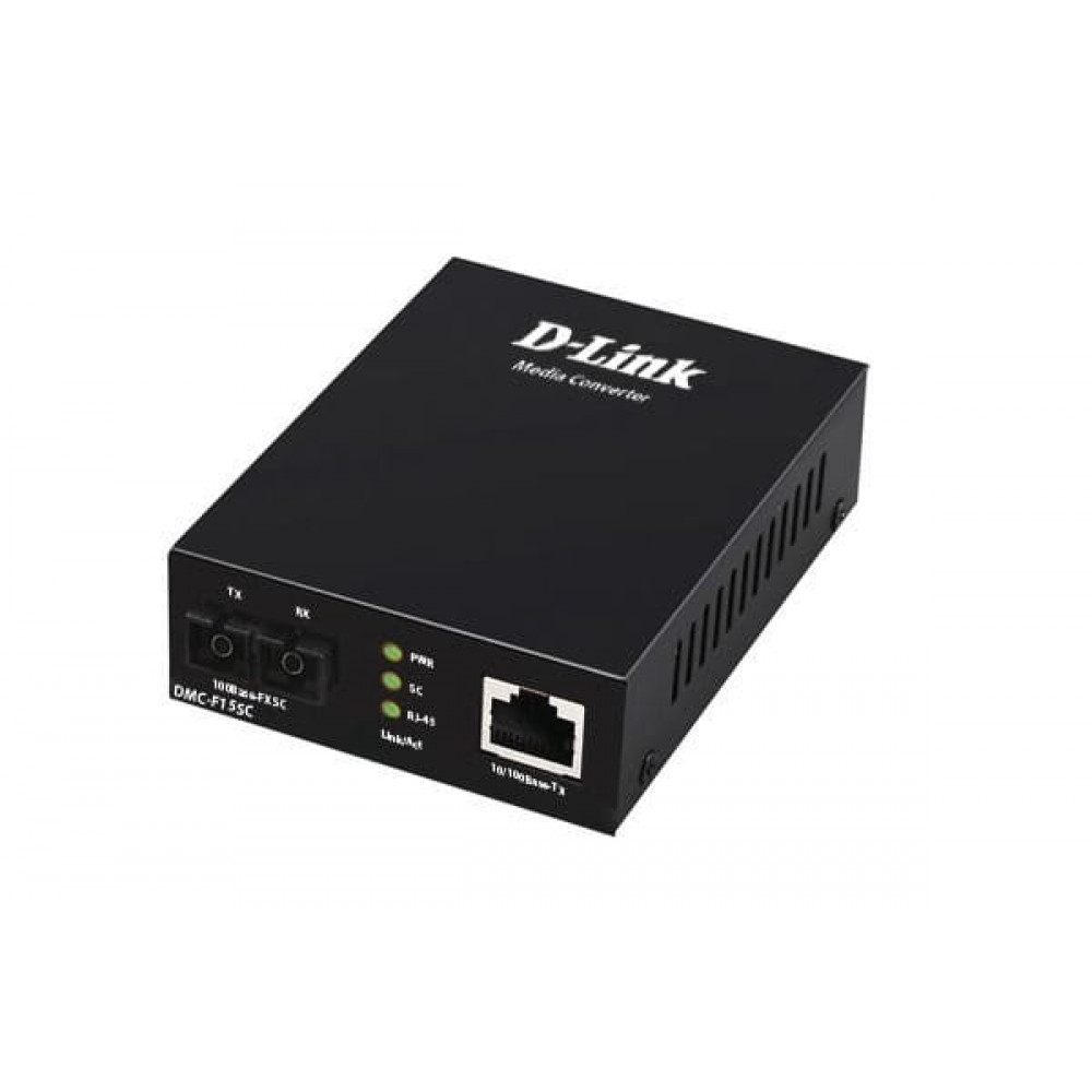 DMC-F15SC/B1A. Медиаконвертер оптический. D-Link
