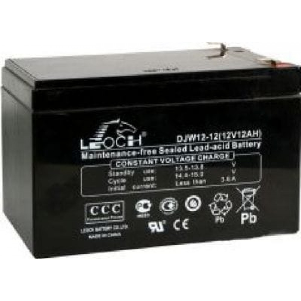 LEOCH DJW12-12. Аккумулятор герметичный свинцово-кислотный. LEOCH