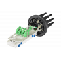 МКО-Г3/С09-1PLC16-SC/APC-20SC-20SC/APC-20SC/APC (130408-00040). Муфта-кросс. ССД (Связьстройдеталь)