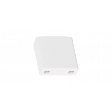 NMF-WO2-BLANK-CS-WT. Корпус настенной розетки. NIKOMAX ESSENTIAL