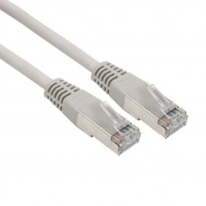 Шнур коммутационный, патч-корд F/UTP RJ45-RJ45, CAT 6, ZH нг(А)-HF, серый, 5м REXANT (18-8107-1). Патч-корд FTP. Rexant