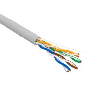 U/UTP, CAT 5e, PVC, 4PR, 24AWG, INDOOR, SOLID, серый, серия LIGHT, РФ REXANT (01-0052-R). Кабель «витая пара» (LAN) для структурированных систем связи. Rexant