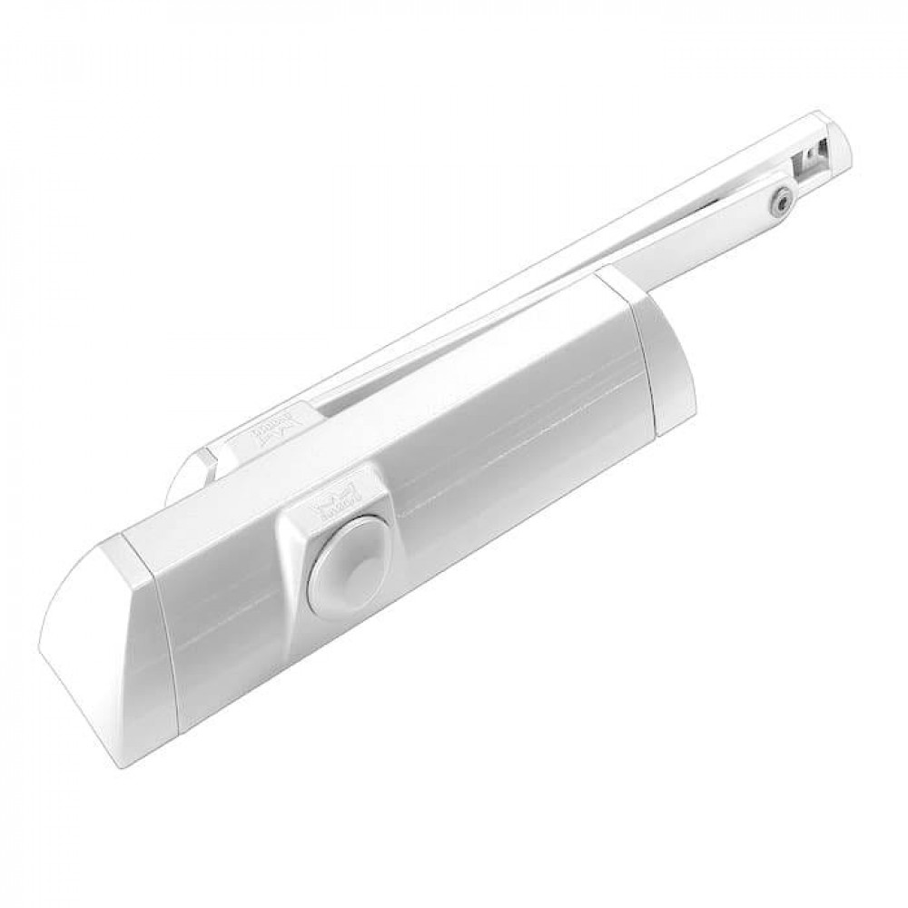 TS90 Impulse (белый). Доводчик для дверей весом до 80 кг, двухскоростной. dormakaba
