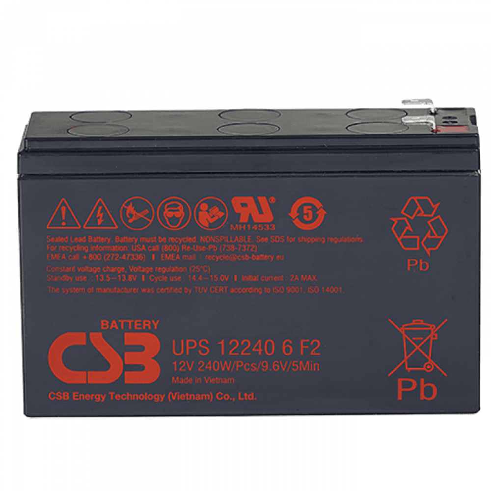 CSB UPS 122406. Аккумулятор герметичный свинцово-кислотный. CSB